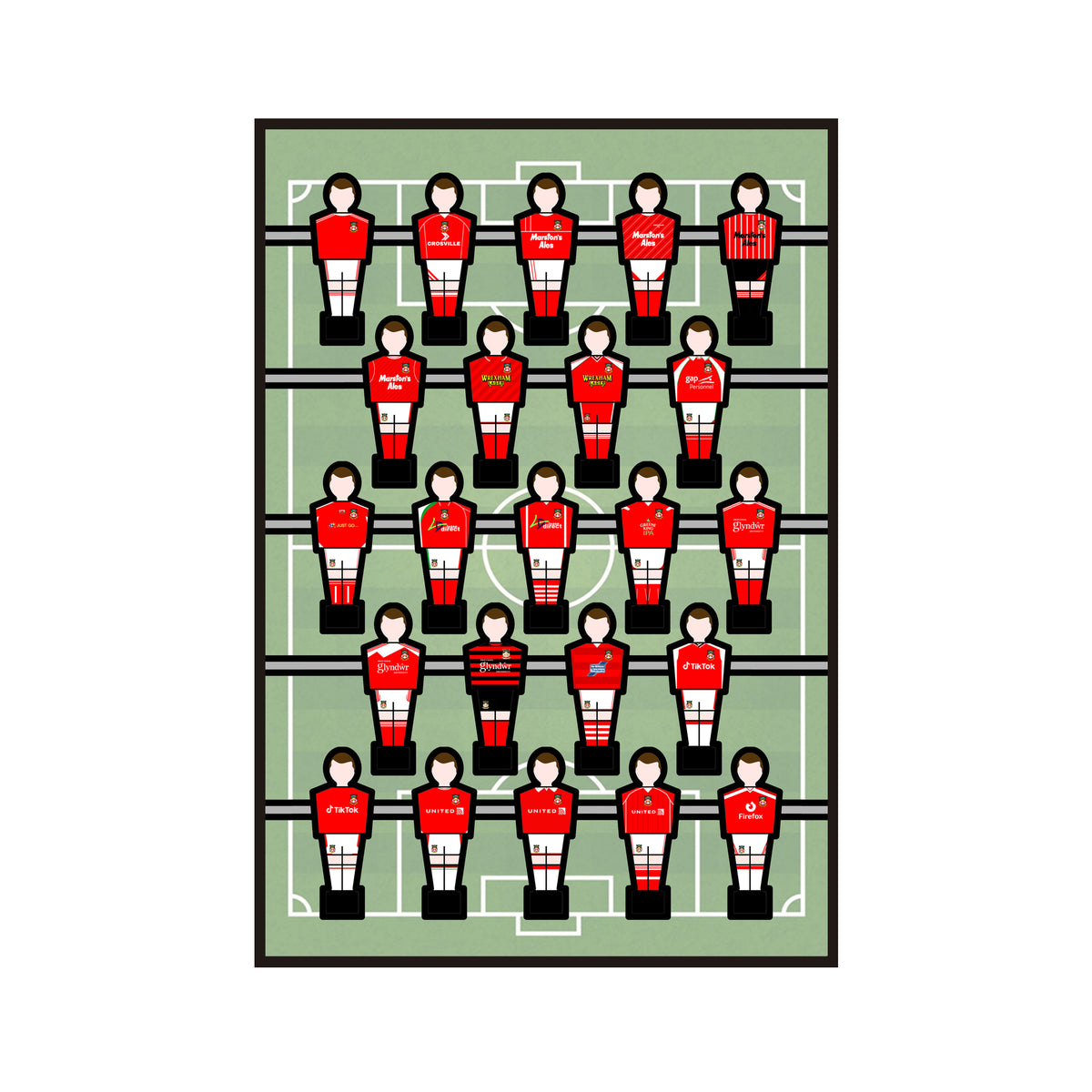 Wrexham AFC Home Kits